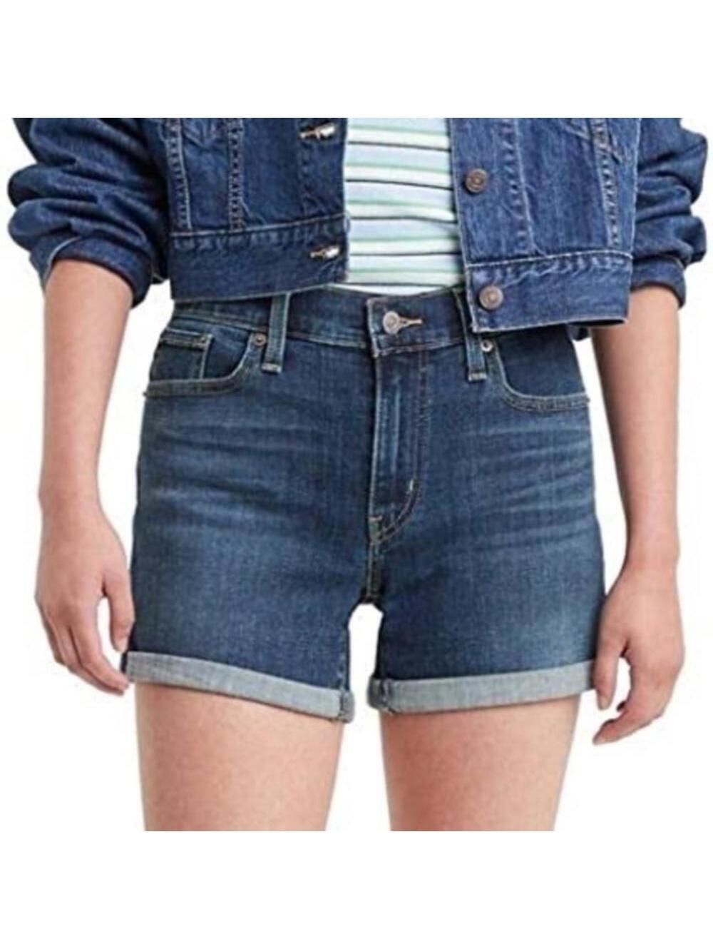 Levi’s Mid-Length Denim Shorts Maui Ocean Size 25